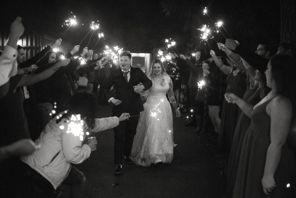 sparkler exit photos
